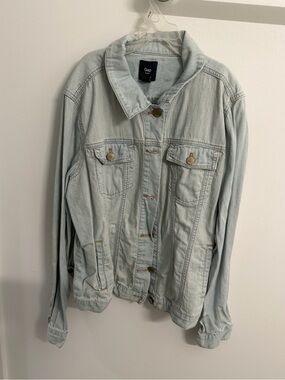 GAP Washed Light Blue Denim Jacket